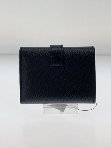 商品画像：3つ折り財布/レザー/BLK/レディース 2