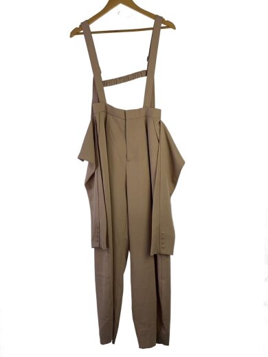 商品画像：ワイドパンツ/M/ポリエステル/PNK/無地/0225108721100 1