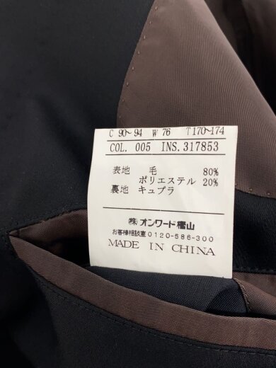 商品画像：テーラードジャケット/46/ウール/BLK/無地 5