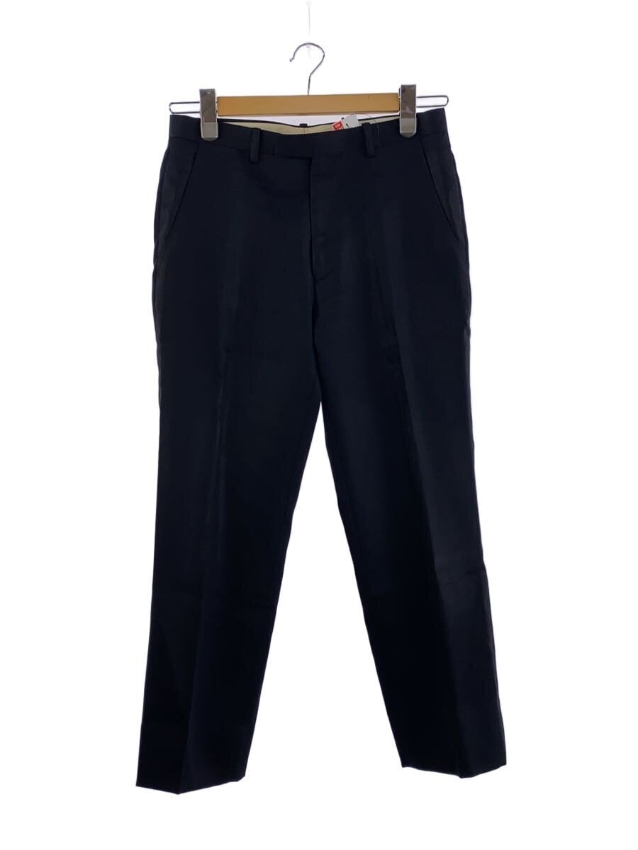 Jean Paul GAULTIER HOMME / スラックスパンツ/46/ウール/BLK/無地