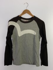 長袖Tシャツ/36/コットン/GRY