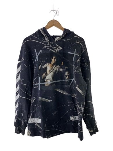 商品画像：パーカー/S/コットン/BLK/総柄 1