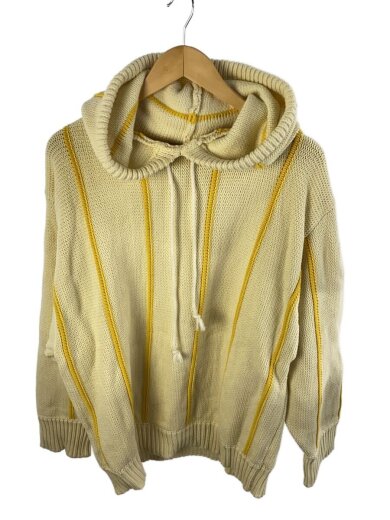 商品画像：パーカー/FREE/コットン/YLW/ストライプ 1