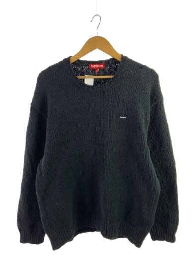 商品画像：ニット・セーター(厚手)/L/コットン/BLK/無地 1