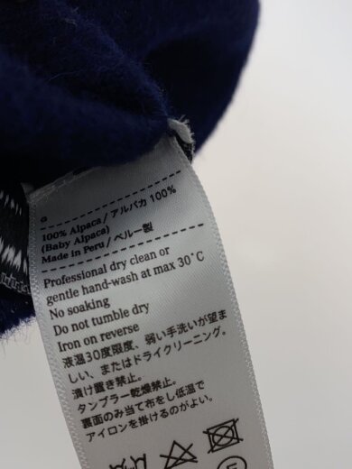 画像：THE INOUE BROTHERS...マフラー/--/NVY/無地/メンズ3