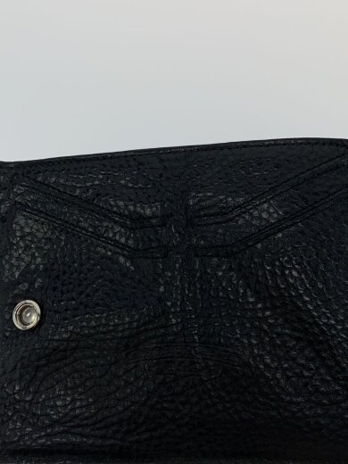 画像：CHROME HEARTS2つ折り財布/レザー/BLK/無地/メンズ//7
