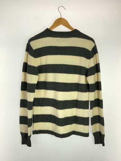 商品画像：ニット・セーター(厚手)/M/ウール/BLK/ボーダー 2