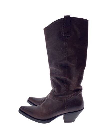 商品画像：ロングブーツ/36/BRW/レザー 1