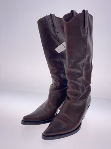 商品画像：ロングブーツ/36/BRW/レザー 2