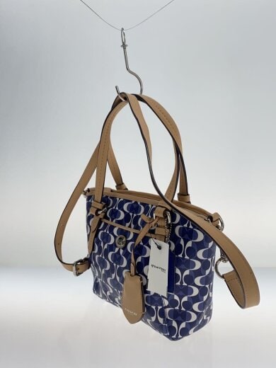 商品画像：ハンドバッグ/PVC/NVY/総柄/F26401 2