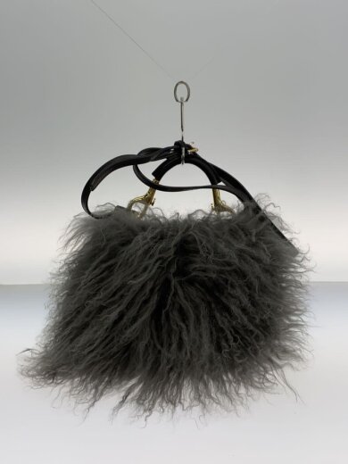 商品画像：ハンドバッグ/レザー/GRY 1