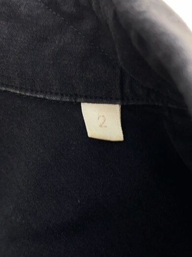 商品画像：長袖シャツ/2/コットン/BLK/無地/S03-02001 4