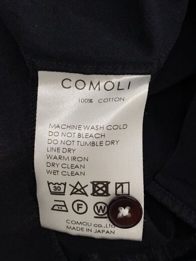 商品画像：長袖シャツ/2/コットン/BLK/無地/S03-02001 5