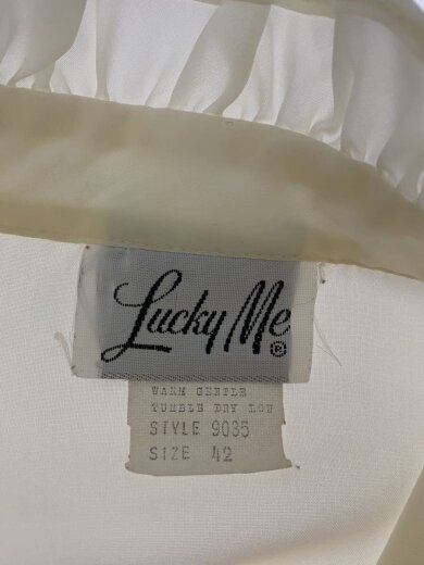 商品画像：LUCKY ME/半袖シャツ/42/コットン/IVO/9035 3