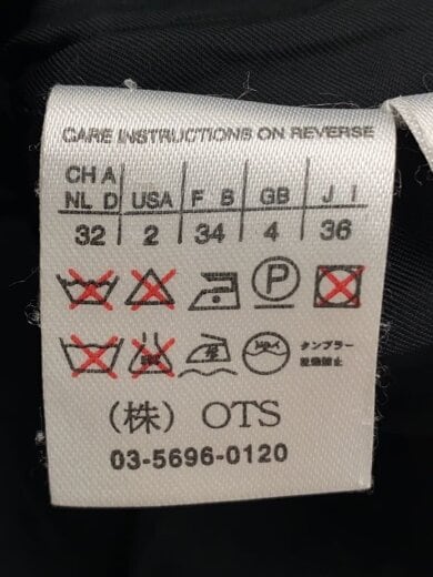 商品画像：ジャケット/36/ウール/BLK/42/201 4