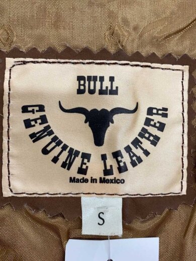 商品画像：BULL GENUINE LEATHER/ベスト/S/スウェード/BEG 3