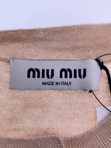 商品画像：カーディガン(薄手)/38/カシミア/BEG/無地/MMF878 3