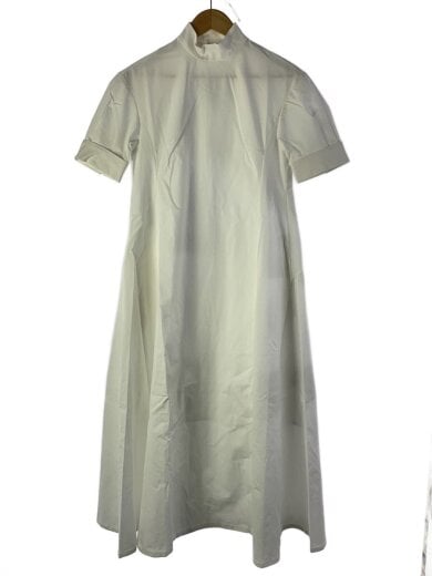 商品画像：半袖ワンピース/M/ポリエステル/WHT/無地/62210210 1