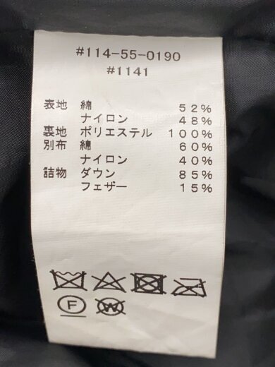 商品画像：ダウンジャケット/M/ポリエステル/NVY/無地/114-55-0190 4