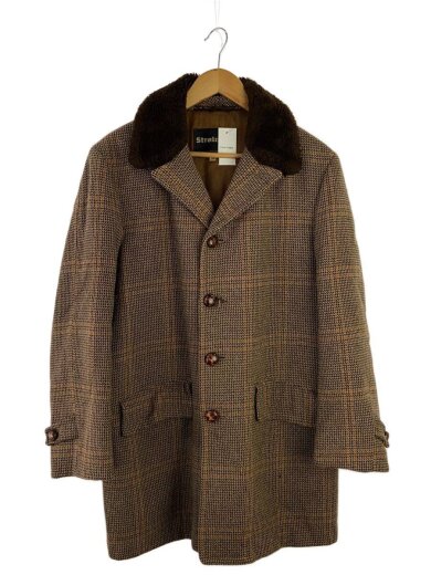 商品画像：コート/38/ツイード/BRW/チェック 1