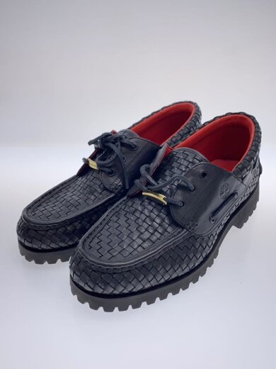 商品画像：WOVEN 3-EYE LUG SHOE/27.5cm/BLK/レザー/A7360 2
