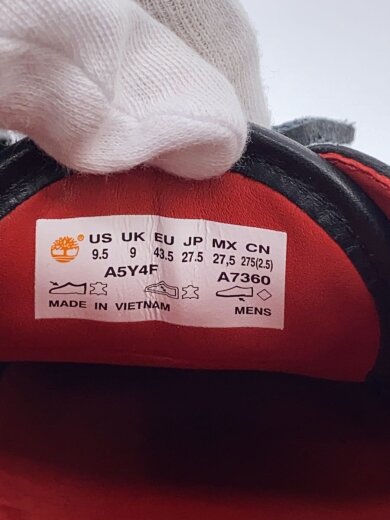 商品画像：WOVEN 3-EYE LUG SHOE/27.5cm/BLK/レザー/A7360 5