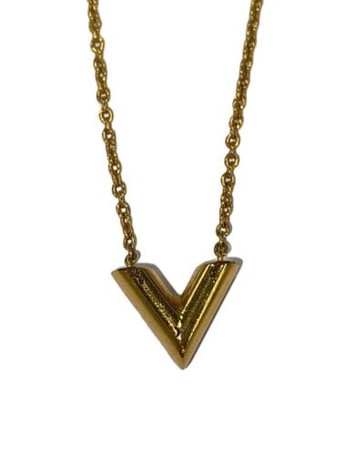 商品画像：ネックレス・エセンシャルV/--/GLD/トップ有/メンズ 1