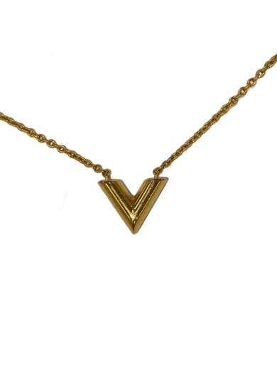 商品画像：ネックレス・エセンシャルV/--/GLD/トップ有/メンズ 5