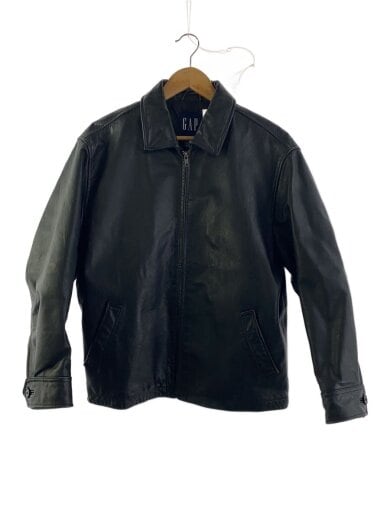 商品画像：レザージャケット・ブルゾン/S/レザー/BLK/無地 1