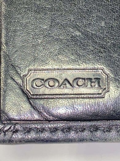 商品画像：2つ折り財布/レザー/BLK/無地/メンズ 3