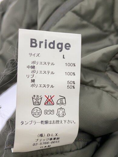 商品画像：キルティングジャケット/L/ポリエステル/KHK/無地 4