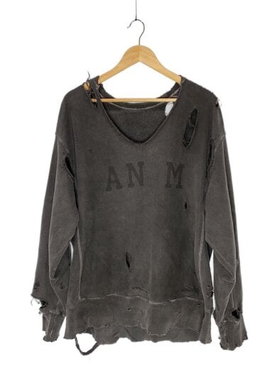 商品画像：AN M CRASH CREWNECK SWEAT SHIRT/スウェット/2/コットン/GRY/ANC-CT12// 1