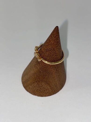 商品画像：K18ダイヤリング/ピンキー/GLD/レディース/073603006-155 2