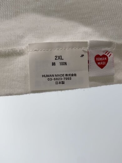 商品画像：Tシャツ/XXL/コットン/WHT/無地 4