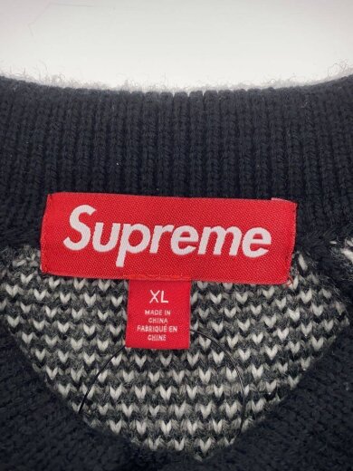画像：Supremeニット・セーター(厚手)/XL/アクリル/BLK/カモフラ3