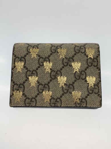 商品画像：2つ折り財布_GGスプリーム/PVC/BEG/メンズ 2