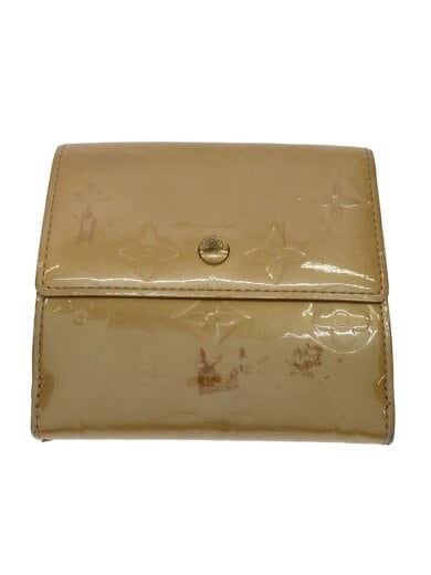 商品画像：3つ折り財布/エナメル/BEG/無地/レディース 1