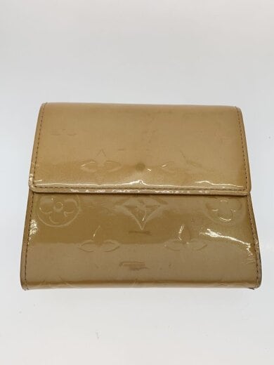 商品画像：3つ折り財布/エナメル/BEG/無地/レディース 2