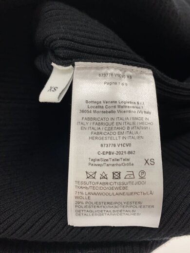 商品画像：長袖ワンピース/XS/ウール/BLK/673776 4