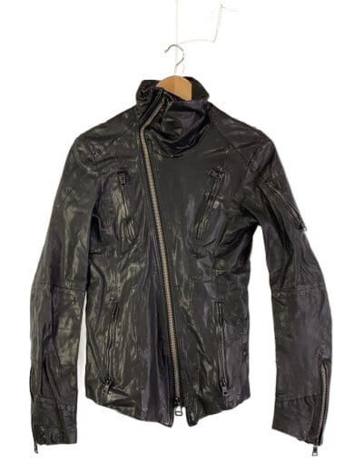 商品画像：レザージャケット・ブルゾン/1/山羊革/BLK/MFB6110// 1