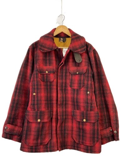 商品画像：ジャケット/42/ウール/RED/チェック 1