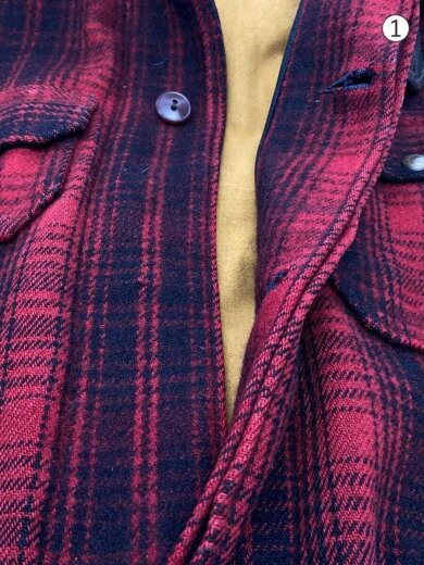 商品画像：ジャケット/42/ウール/RED/チェック 5