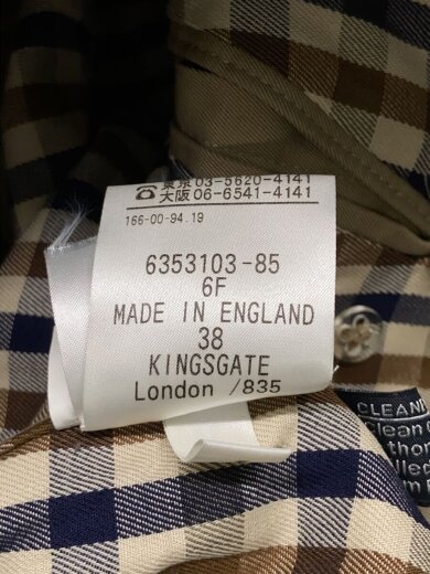 商品画像：トレンチコート/38/コットン/BEG 4