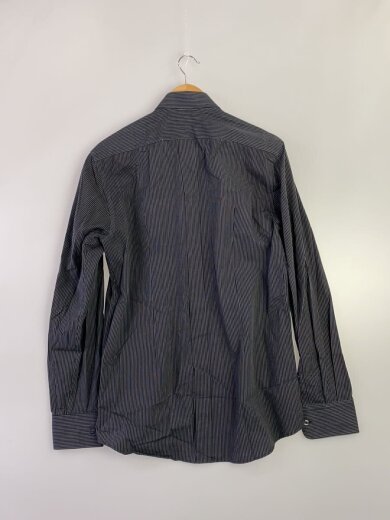 商品画像：長袖シャツ/--/コットン/BLK/ストライプ/QG5371// 2