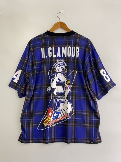 商品画像：Tシャツ/L/ポリエステル/BLU/チェック/02261CT42// 2