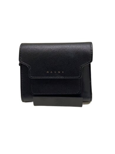 商品画像：3つ折り財布/レザー/BLK/レディース/PFMO0052U2 1