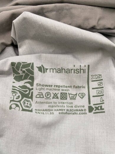 画像：MAHARISHIジャケット/XL/コットン/GRY/無地//3