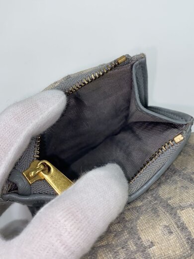 商品画像：トロッター3つ折り財布/キャンバス/KHK/総柄/レディース 5
