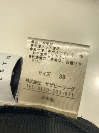 商品画像：トップス/38/ポリエステル/BLK/21-109-10-040439// 4