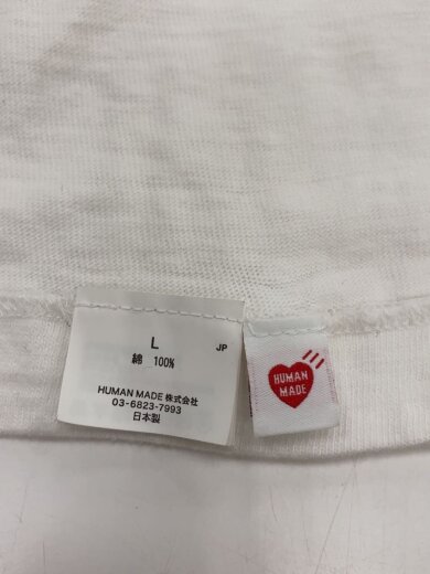商品画像：Tシャツ/L/コットン/WHT 4